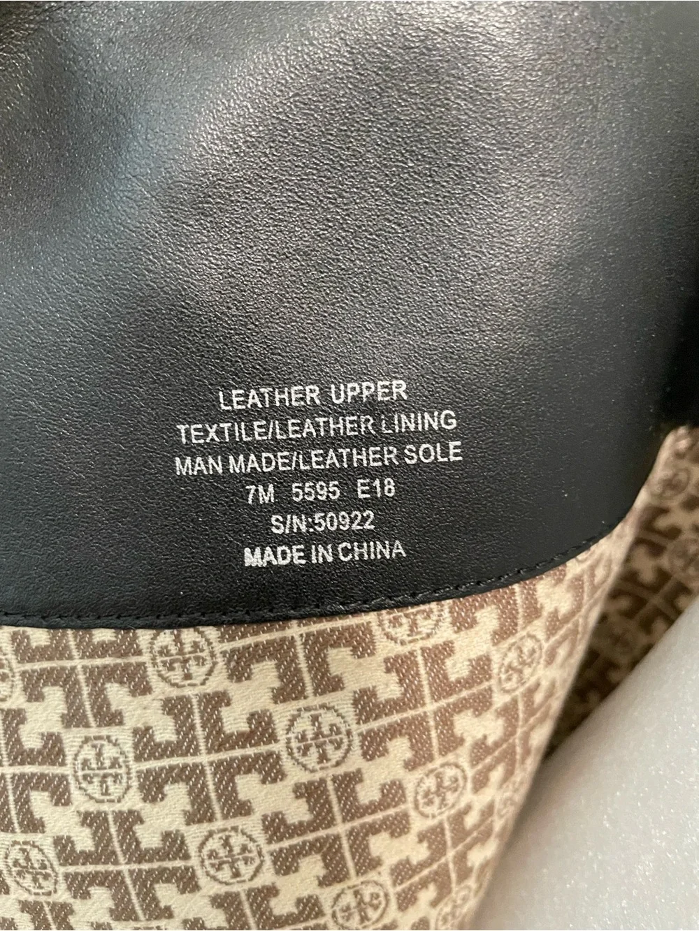 Tory Burch Black Leather Over-the-Knee Riding Boots with Gold Logo
